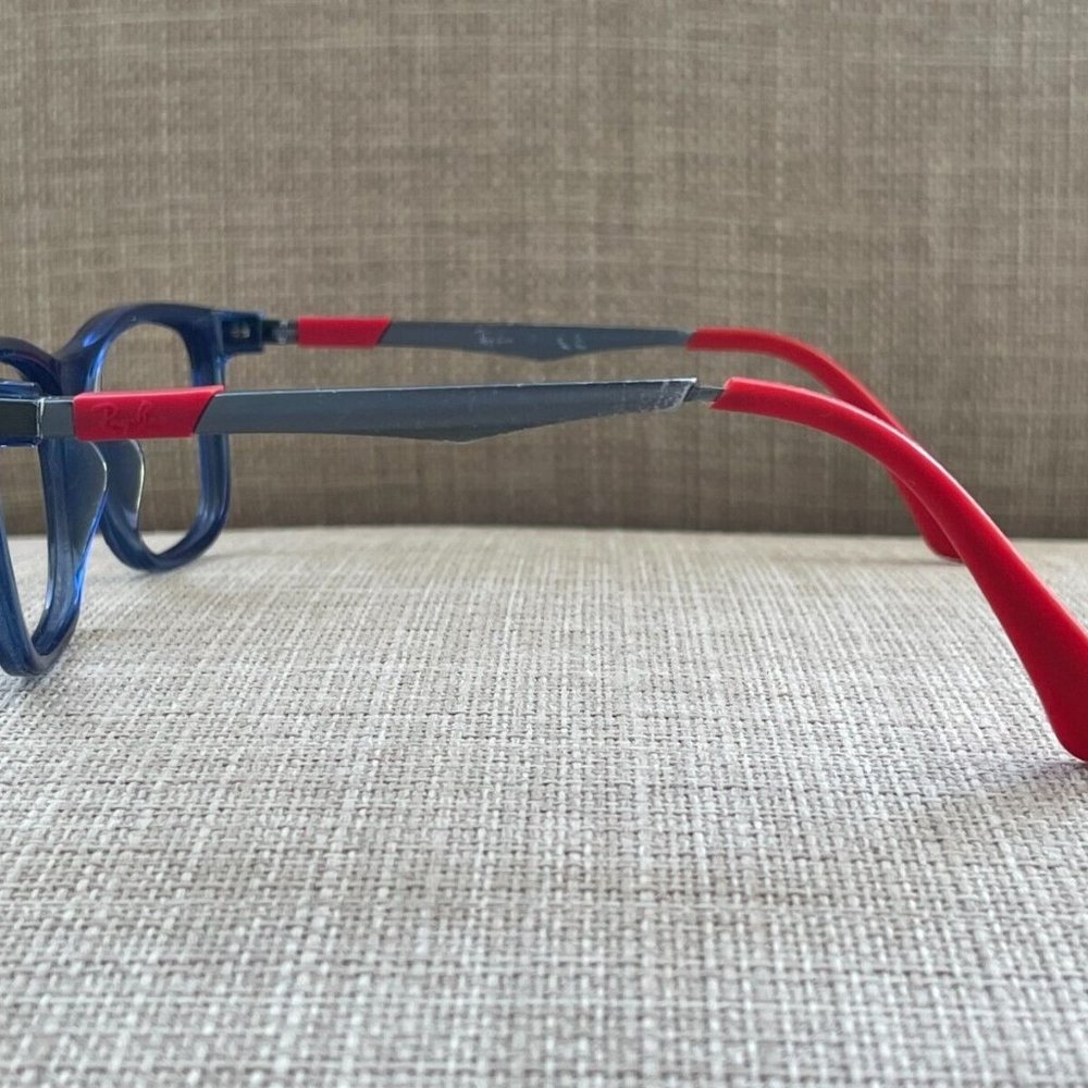 Ray-Ban Women Eyeglasses Frame Blue/Gray/Red Tone Glasses Frame 49[]16 125 - Picture 12 of 12